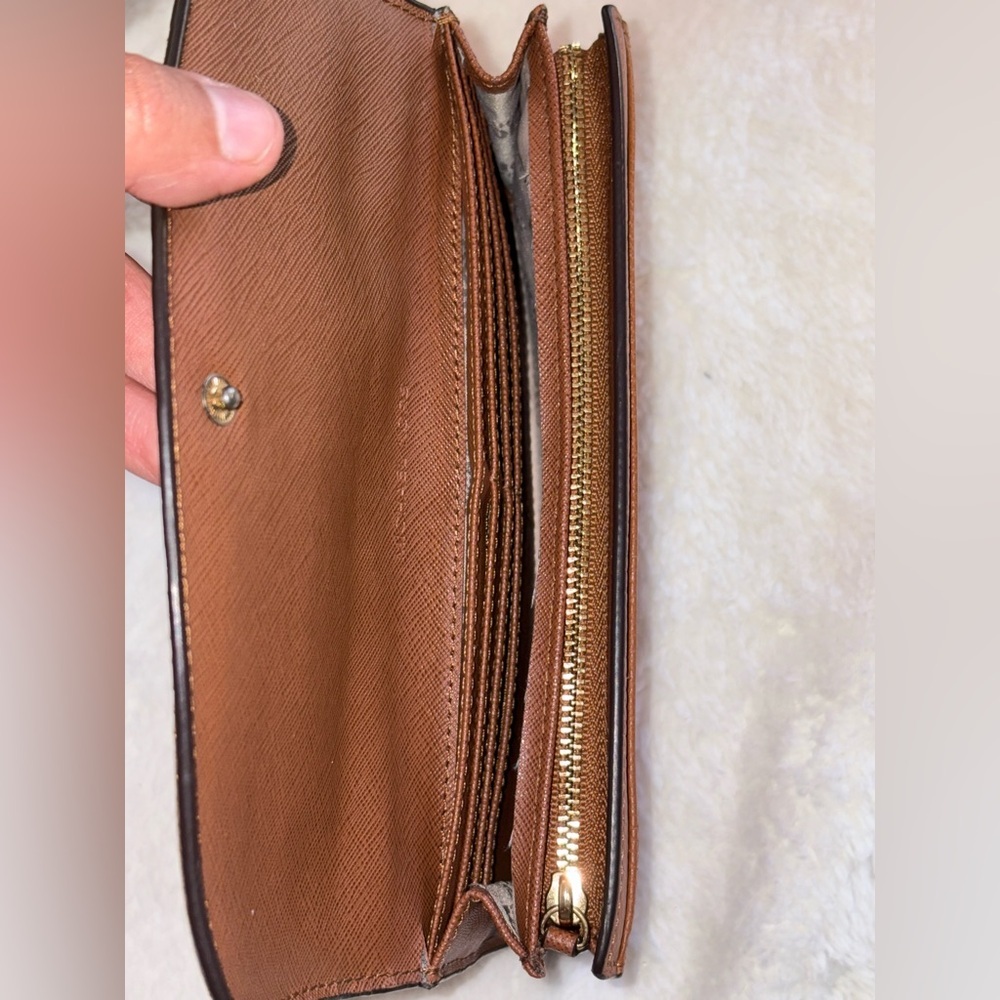 Michael Kors Brown Leather Wallet - Picture 11 of 11